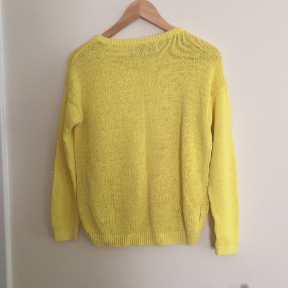 Loft Yellow Sweater - Picture 6 of 7